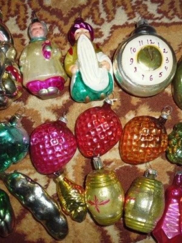 Старинные игрушки / ёлочные игрушки